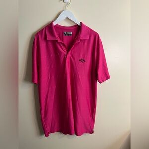 Callaway Men's Vibrant Pink Polo